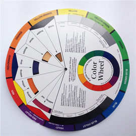 Mix Round Tattoo Accessories Palette Pigment Color Wheel Karta papierowa