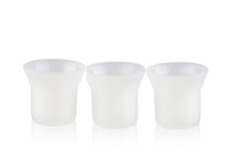Biały kolor Plastikowe narzędzia do trwałego makijażu Akcesoria Microblading Pigment Sponge Cup